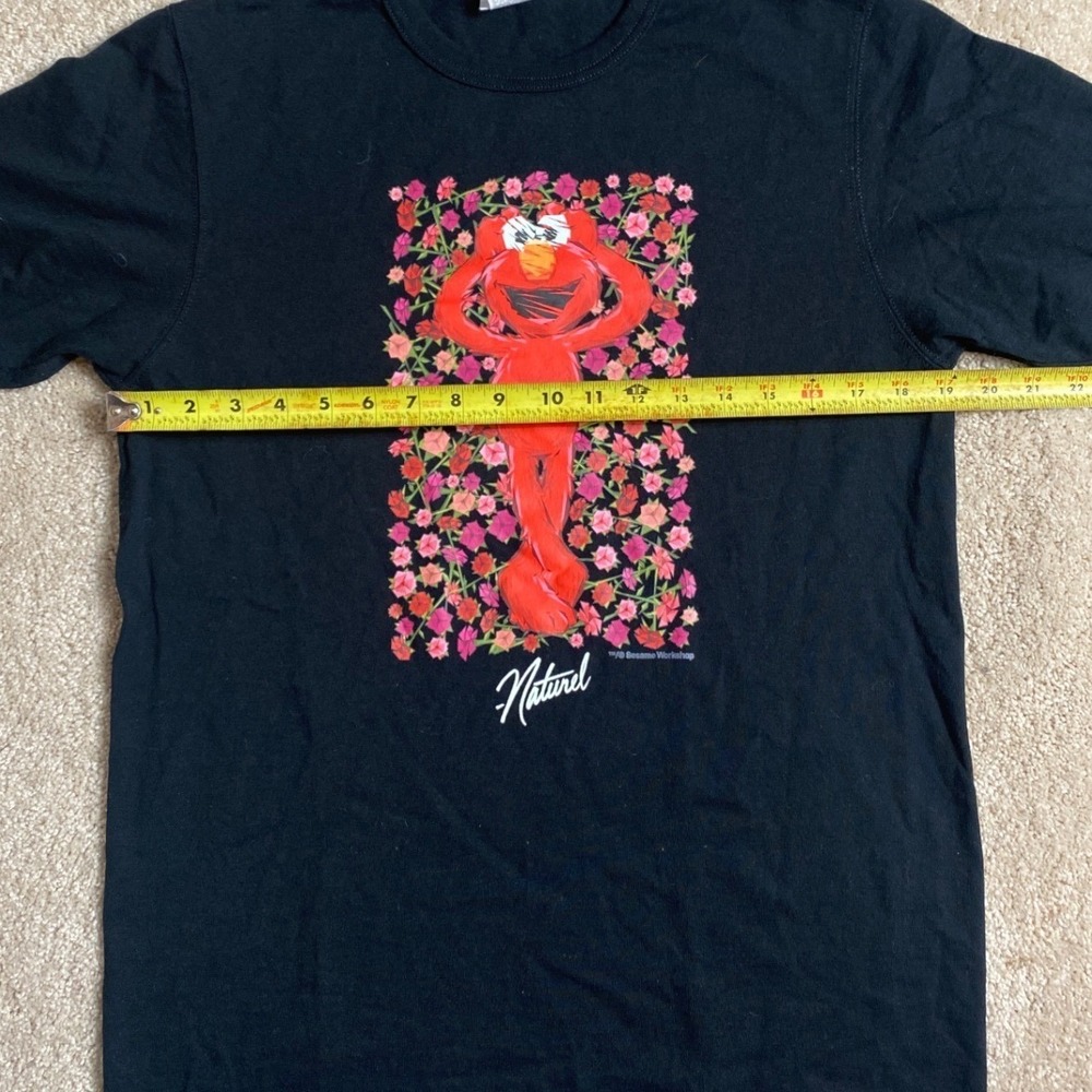 Champion Naturel Elmo Sesame Street Graphic‎ T-Shirt Mens Medium Black Cotton - Picture 4 of 8